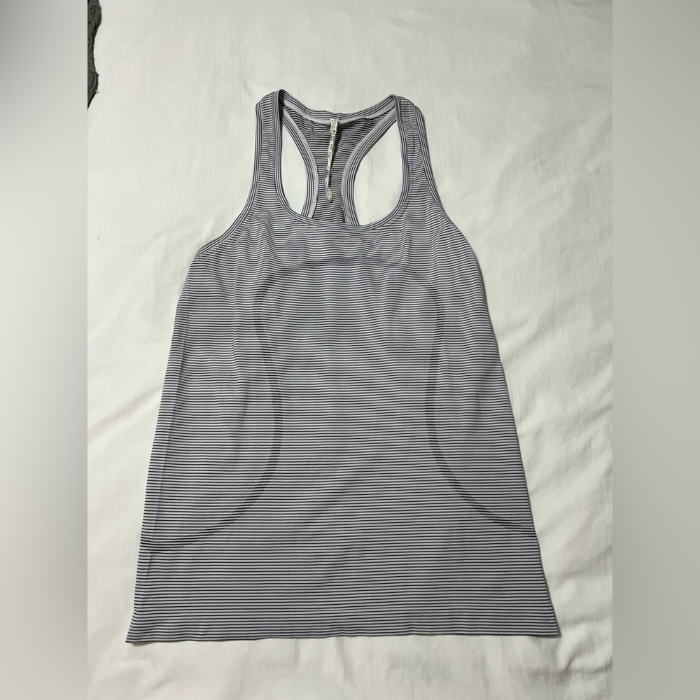 Lululemon Striped Swifty Tech Tank Top